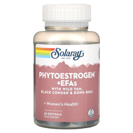 Phytoestrogen + EFAs with Wild Yam, Black Cohosh & Dong Quai, 60 Softgels