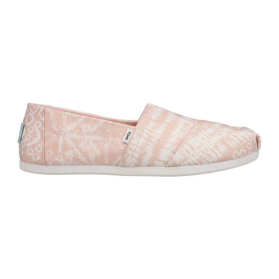 TOMS Alpargata Slip On Womens Pink Flats Casual 10018760T