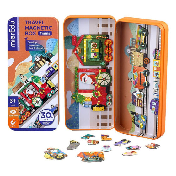 MIEREDU Magnetic Puzzle My Trips Trains