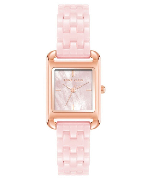 Women's Quartz Pink Ceramic Watch, 23mm