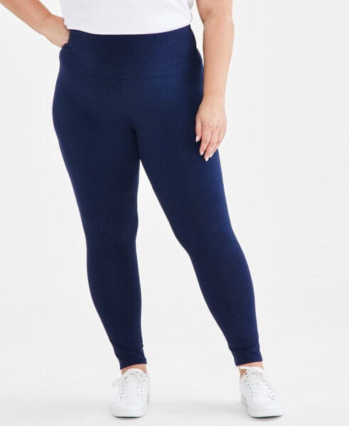 Plus Size High-Rise Leggings, Created for Macy's