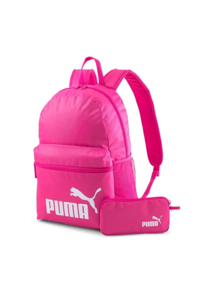 Sırt Çantası Puma Backpack Fuşya Kalemlikli Set Çanta