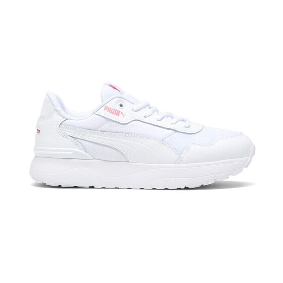 Puma R78 Voyage Tumbled Lace Up Womens White Sneakers Casual Shoes 39863901