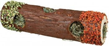 Тоннель из дерева TRIXIE PURE NATURE с сеном и лепестками календулы 30 см, 35 г