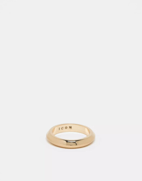 Icon Brand band ring in gold