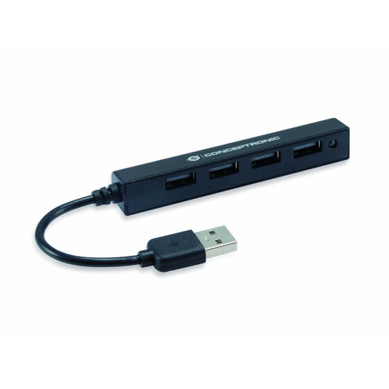 USB-разветвитель Conceptronic HUBBIES05B Чёрный