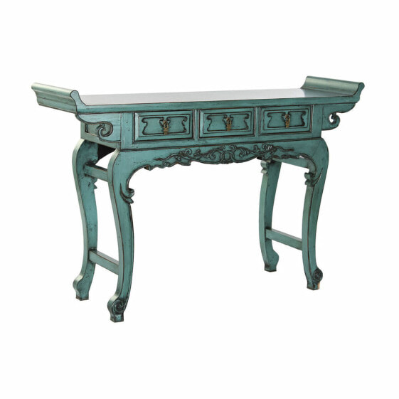 Console DKD Home Decor Green Multicolour Turquoise Metal 135 x 37 x 89 cm