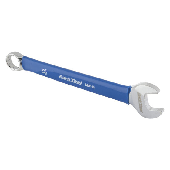 Park Tool MW-15 Metric Wrench, 15mm, Blue/Chrome
