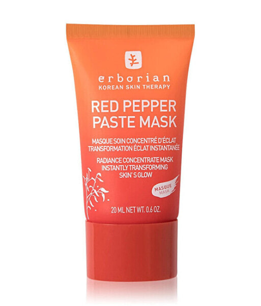 Brightening and energizing facial mask Red Pepper Paste Mask (Radiance Concentrate Mask) 20 ml