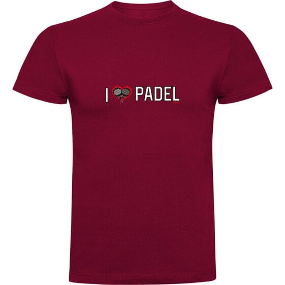 KRUSKIS I Love Padel short sleeve T-shirt