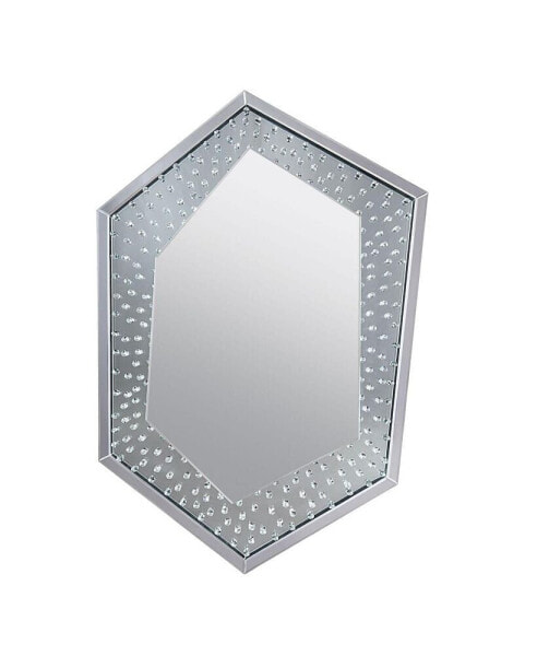 Nysa Wall Decor In Mirrored & Faux Crystals