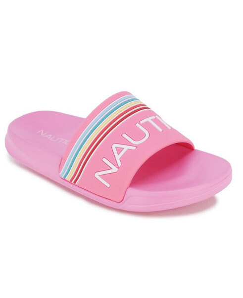 Тапочки Nautica Little Girls Gaff Slide Sandals