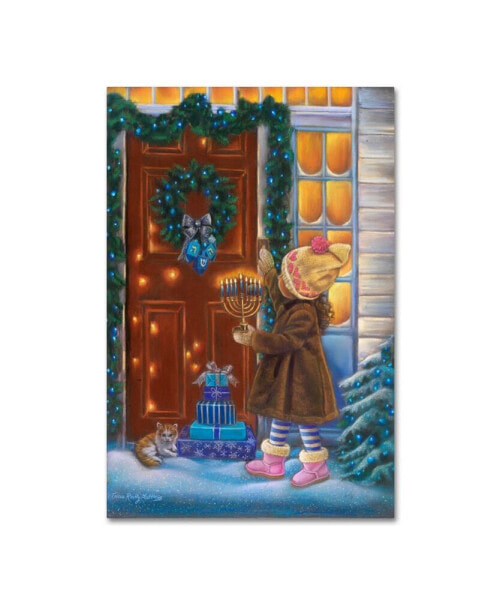 Tricia Reilly-Matthews 'Hanukkah' Canvas Art - 24" x 16" x 2"