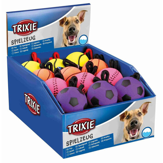 TRIXIE Neon Rope Balls Set Ø6x30 cm