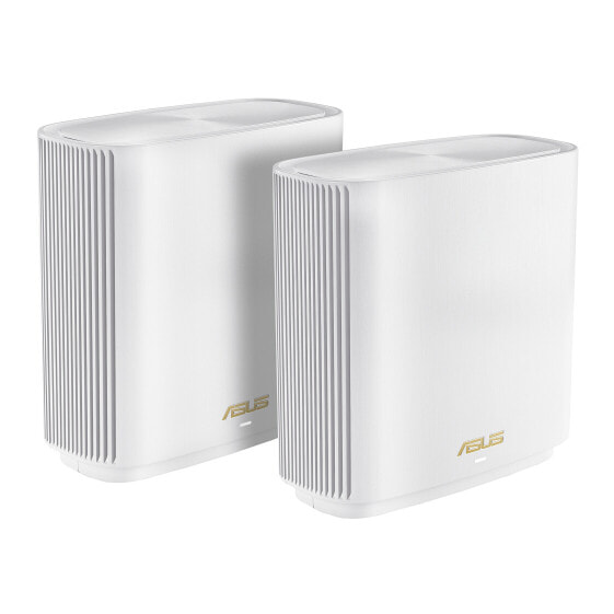 ASUS ZenWiFi AX (XT9) AX7800 1er Pack Weiß - White - Internal - Mesh system - Power - 264.77 m² - Tri-band (2.4 GHz / 5 GHz / 5 GHz)
