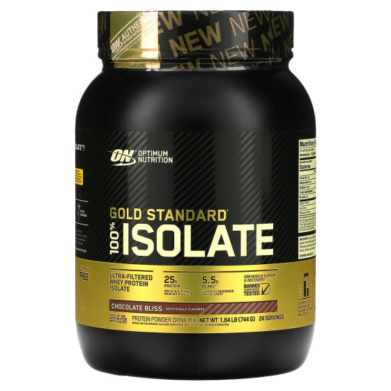 Изолят сывороточного протеина Optimum Nutrition Gold Standard 100% Chocolate Bliss 3 lb (1,36 кг)