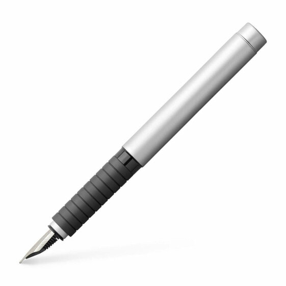 Ручка для каллиграфии Faber-Castell Essentio F матовая отделка Серебристый