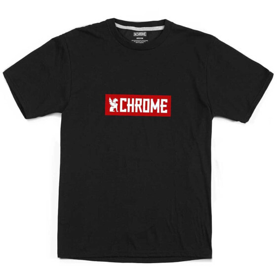 CHROME Horizontal Red Logo short sleeve T-shirt