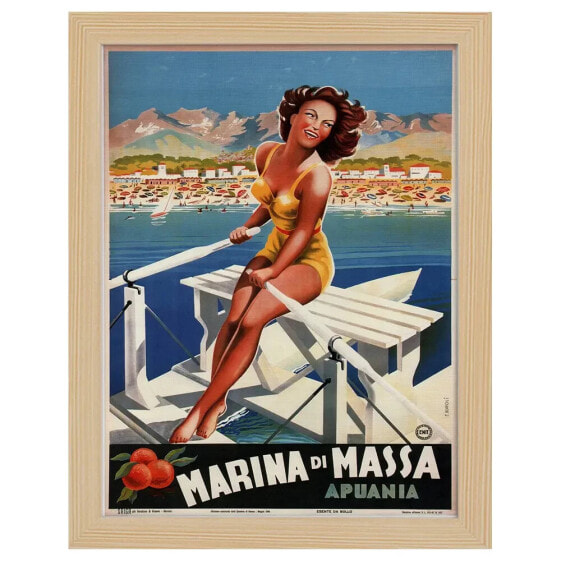Bilderrahmen Poster Marina di Massa