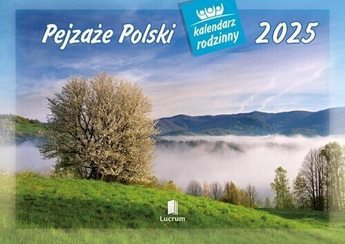 Dekoracja świąteczna Art-Pol Kalendarz 2025 Rodzinny Pejzaże Polski