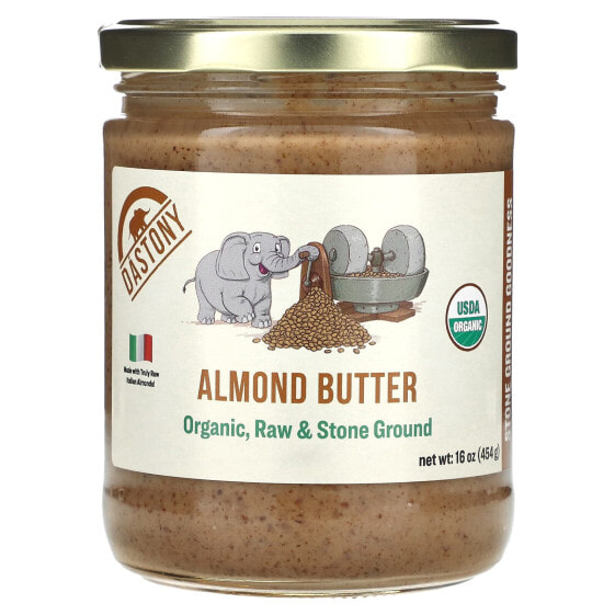 Organic Almond Butter, Ultra Smooth, 16 oz (454 g)