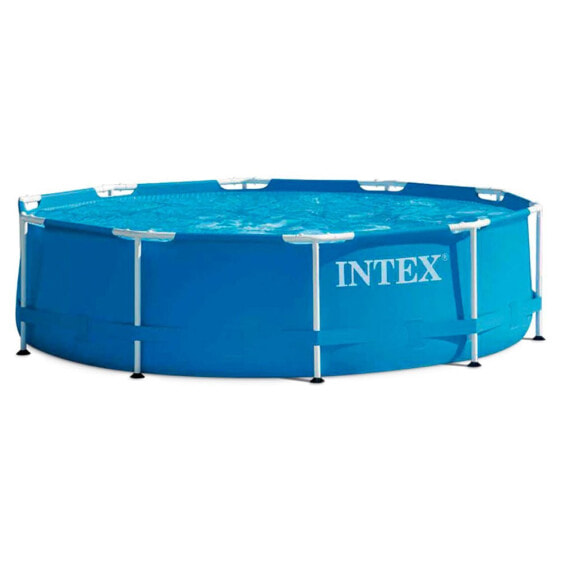INTEX Metal Frame Round+Filter Pool