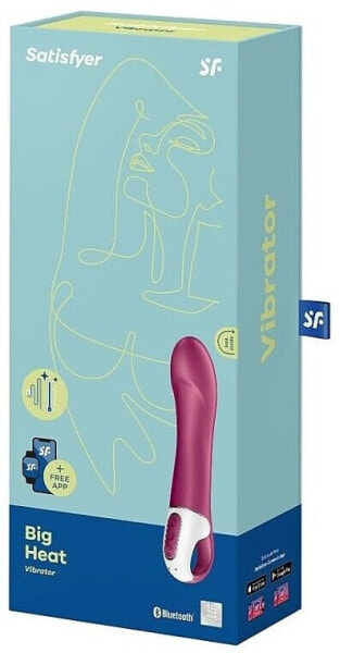 Vibrator bordeauxrot