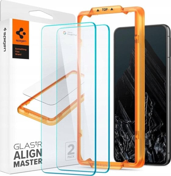 Spigen Spigen Glass tR AlignMaster 2 Pack - Google Pixel 8 Pro