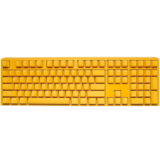 Беспроводная клавиатура Ducky DKON2108ST-RUSPDYDYYYC1 Жёлтый Монохромный QWERTY