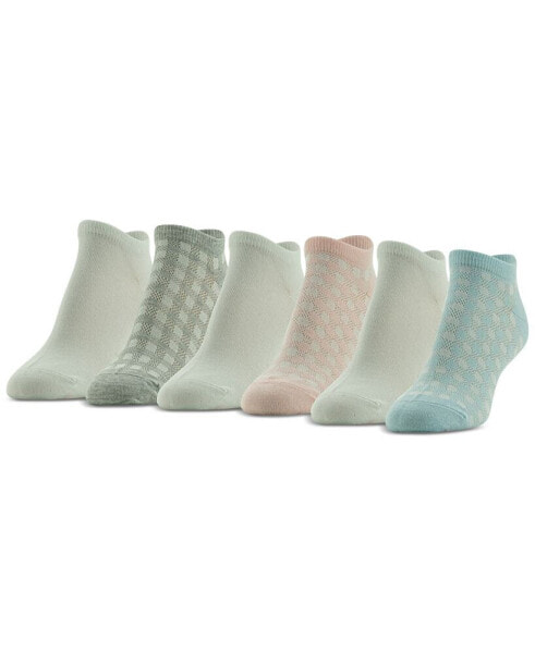 Women's 6-Pk. Gingham Liner Socks