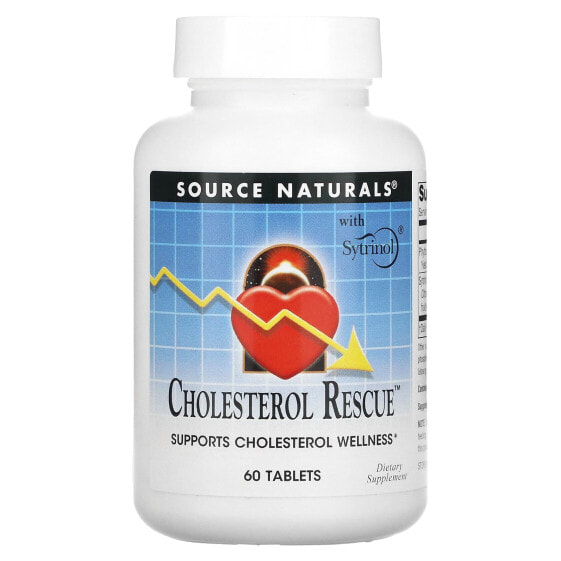 Биодобавка Source Naturals Холестериновая защита, 60 таблеток