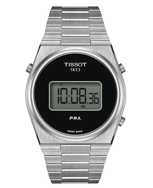 Men's Digital PRX Stainless Steel Bracelet Watch 40mm