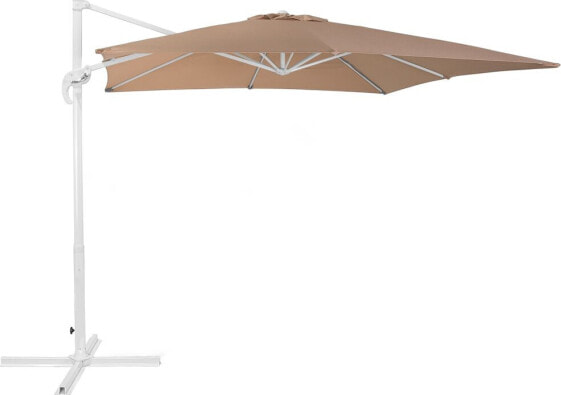 Beliani Parasol ogrodowy 250 x 250 cm piaskowy MONZA (86100)