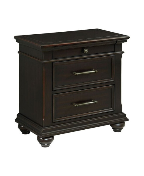Brooks 3-Drawer Nightstand with USB Ports