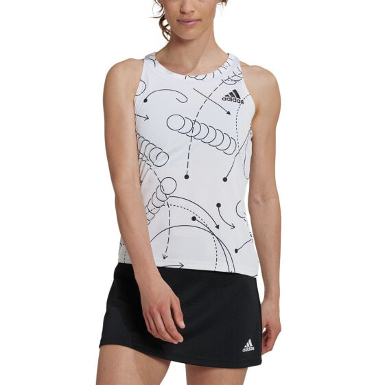 ADIDAS Club Graphic sleeveless T-shirt