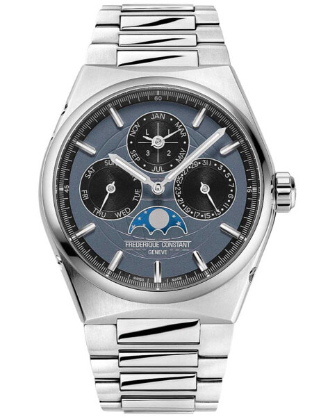 Frederique Constant FC-775G4NH6B Highlife Perpetual Calendar Automatic Mens Watch