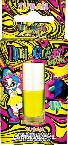 TUBAN Lakier do paznokci Tubi Glam - żółty neon 5ml