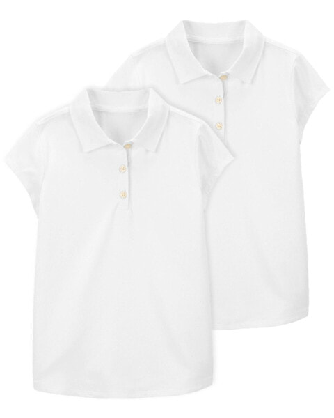 Kid 2-Pack Uniform Polos in Active Mesh 4