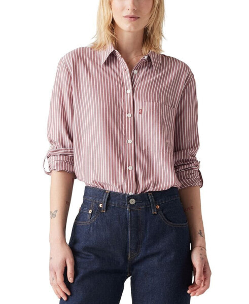 Women's Darlene Collared Button-Front Shirt