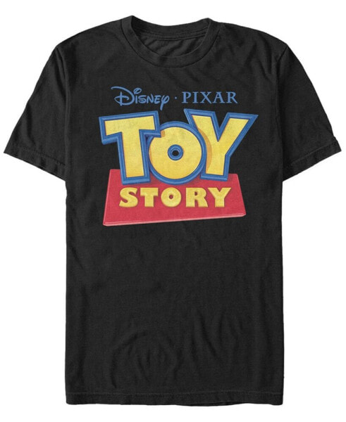 Disney Pixar Men's Official TOY STORY Movie Logo Short Sleeve T-Shirt