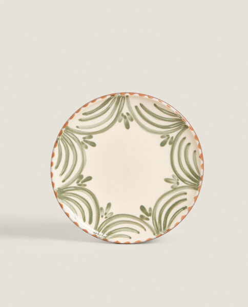 Terracotta dessert plate