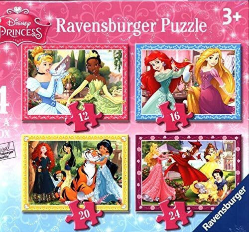 Пазл Ravensburger Disney Princess 4в1