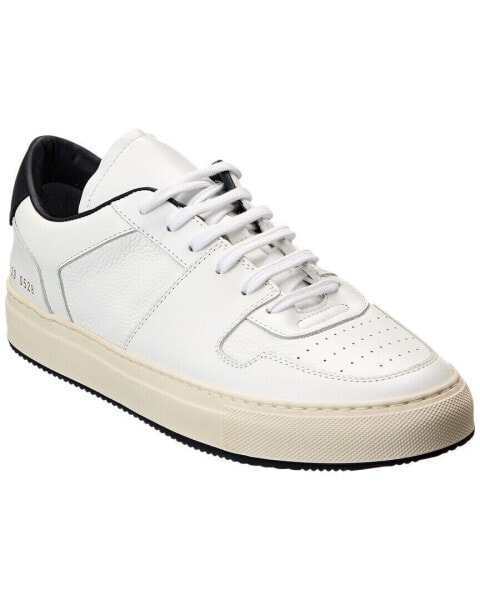 Common Projects Decades Low Leather Sneaker Men's White 39