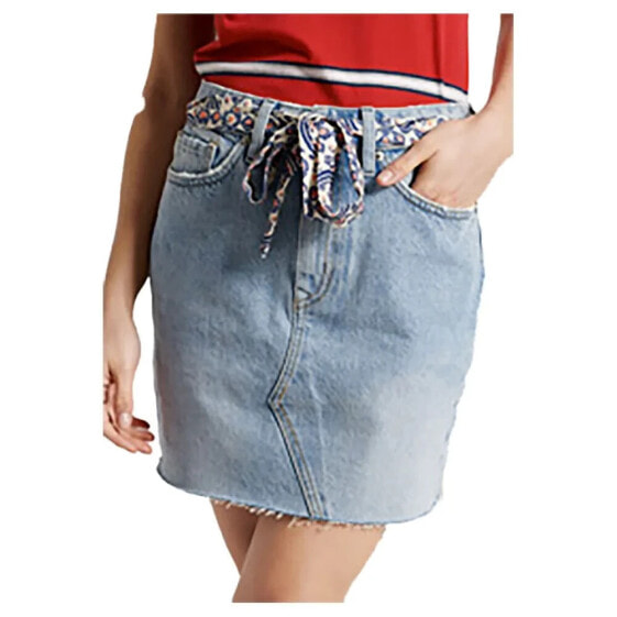 SUPERDRY Denim Mini Skirt