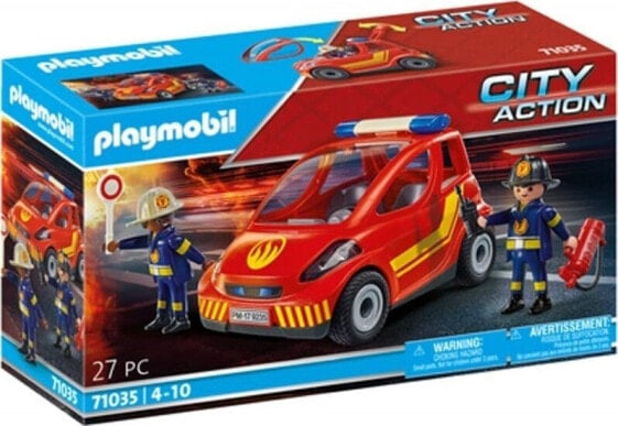 Playmobil Zestaw figurek City Action 71035 Mały samochód strażacki Playmobil