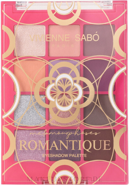 Lidschatten-Palette mit 12 Farben - Vivienne Sabo Metamourphoses Eyeshadow Romantique