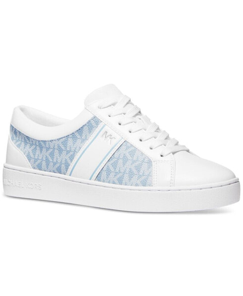 MICHAEL MMK Juno Stripe Lace-Up Low-Top Sneakers