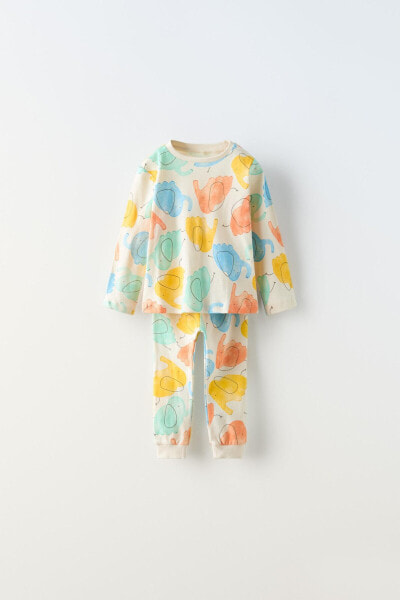 2-6 YEARS/ ELEPHANT PYJAMAS