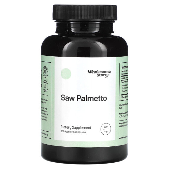 Saw Palmetto, 500 mg, 100 Vegetarian Capsules