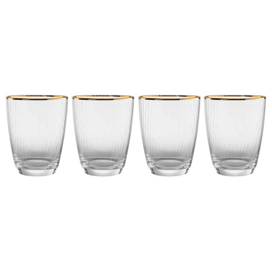 Бокалы и стаканы BUTLERS Набор стаканов Wasserglas-Set GOLDEN TWENTIES (4 шт.)